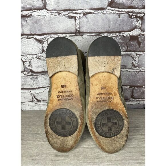 Fiorentini + Baker Goodyear Taupe Suede Side Zip Ankle Boots Women Sz 38.5EU/8M - Picture 10 of 16